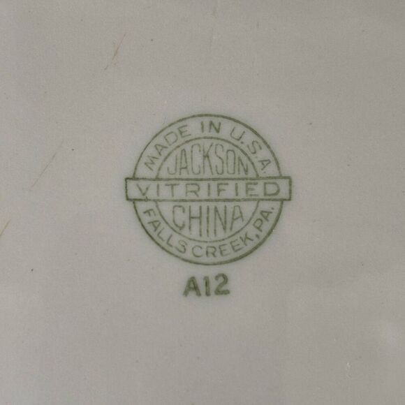 Jackson China B.P.O.E. 349 Elks Lodge DuBois Pa Sectional 10 1/2”  Plate - Picture 9 of 11